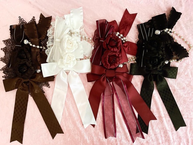 Classic Rose Lace Headdress